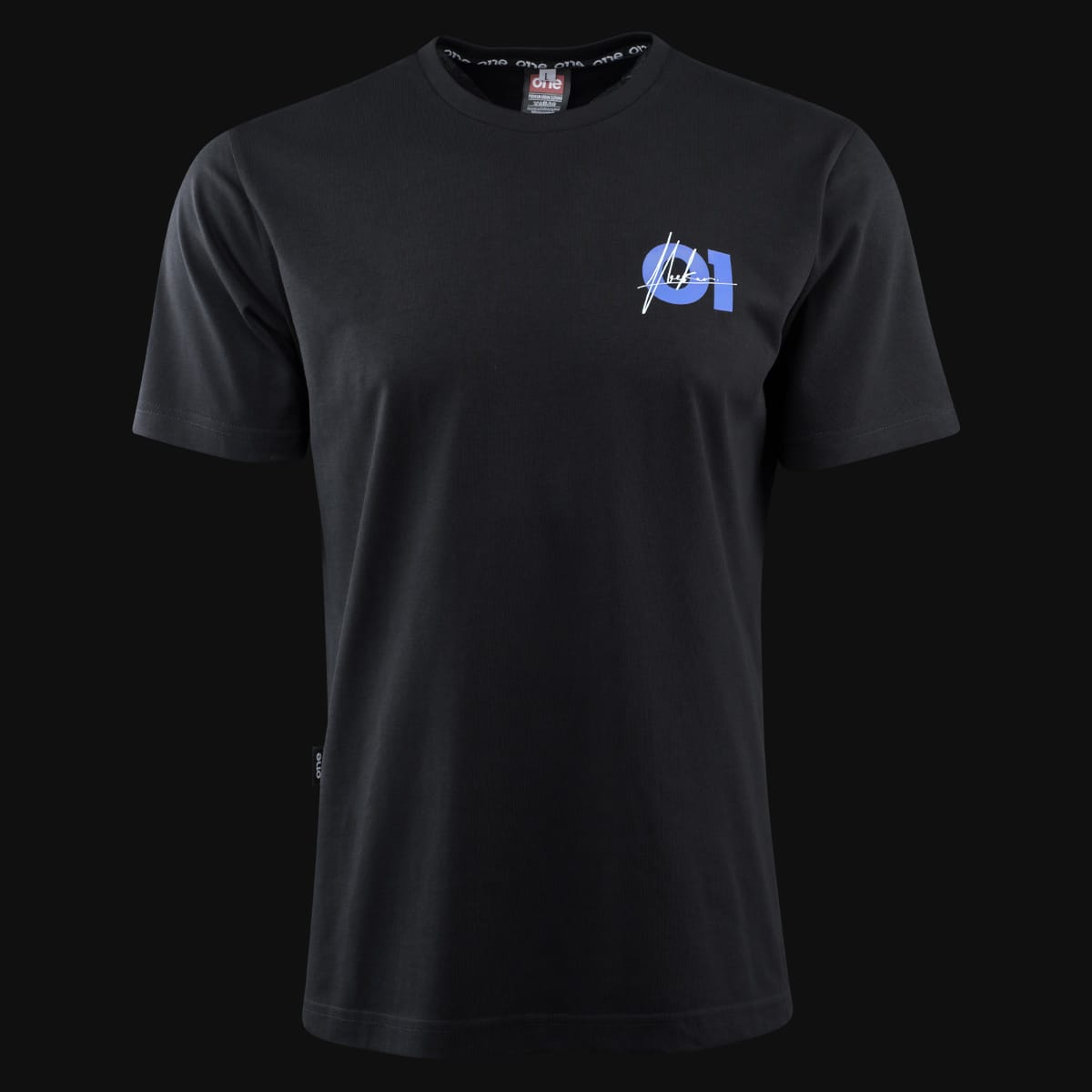 Tricou negru Regular-fit - Origin O1 Tricou negru Regular-fit - Origin O1
