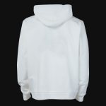 Hanorac alb cu glugă Clean Core White - 03