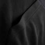 Hanorac negru cu glugă Clean Core - 05