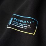 Hanorac negru cu glugă Y2K One - 04